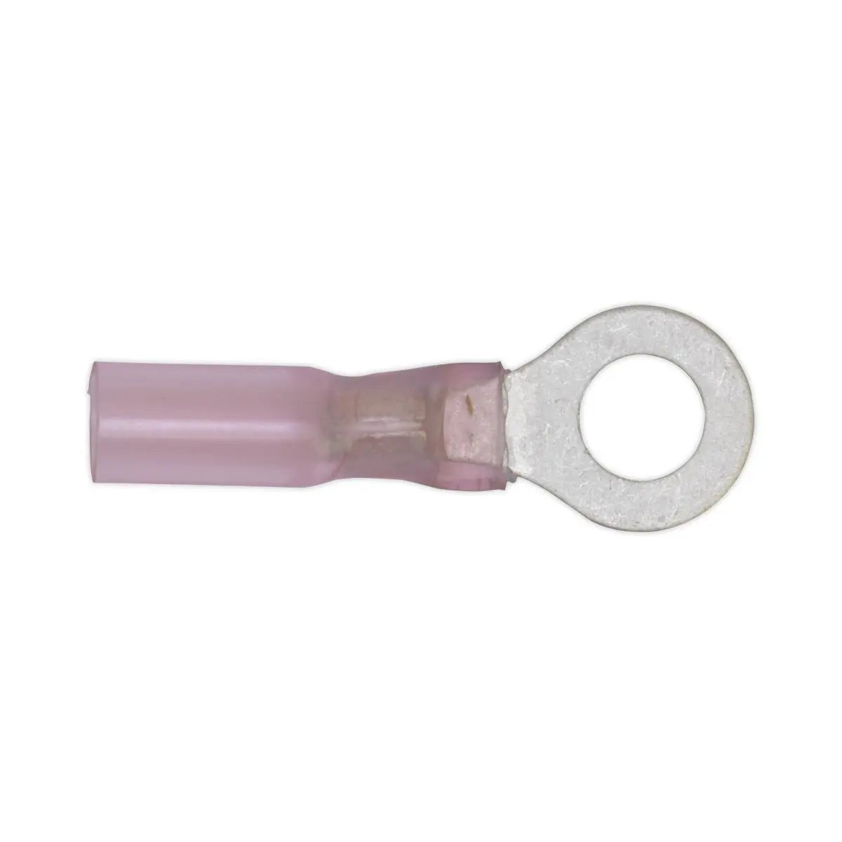 Sealey 25 Pack 5.3mm (2BA) Red Heat Shrink Ring Terminal