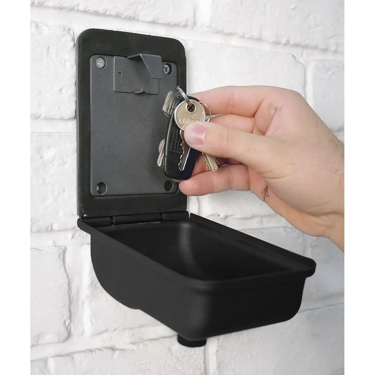 Sealey 3 Digit Combination Key Lock Box Safe Cabinet Press Security