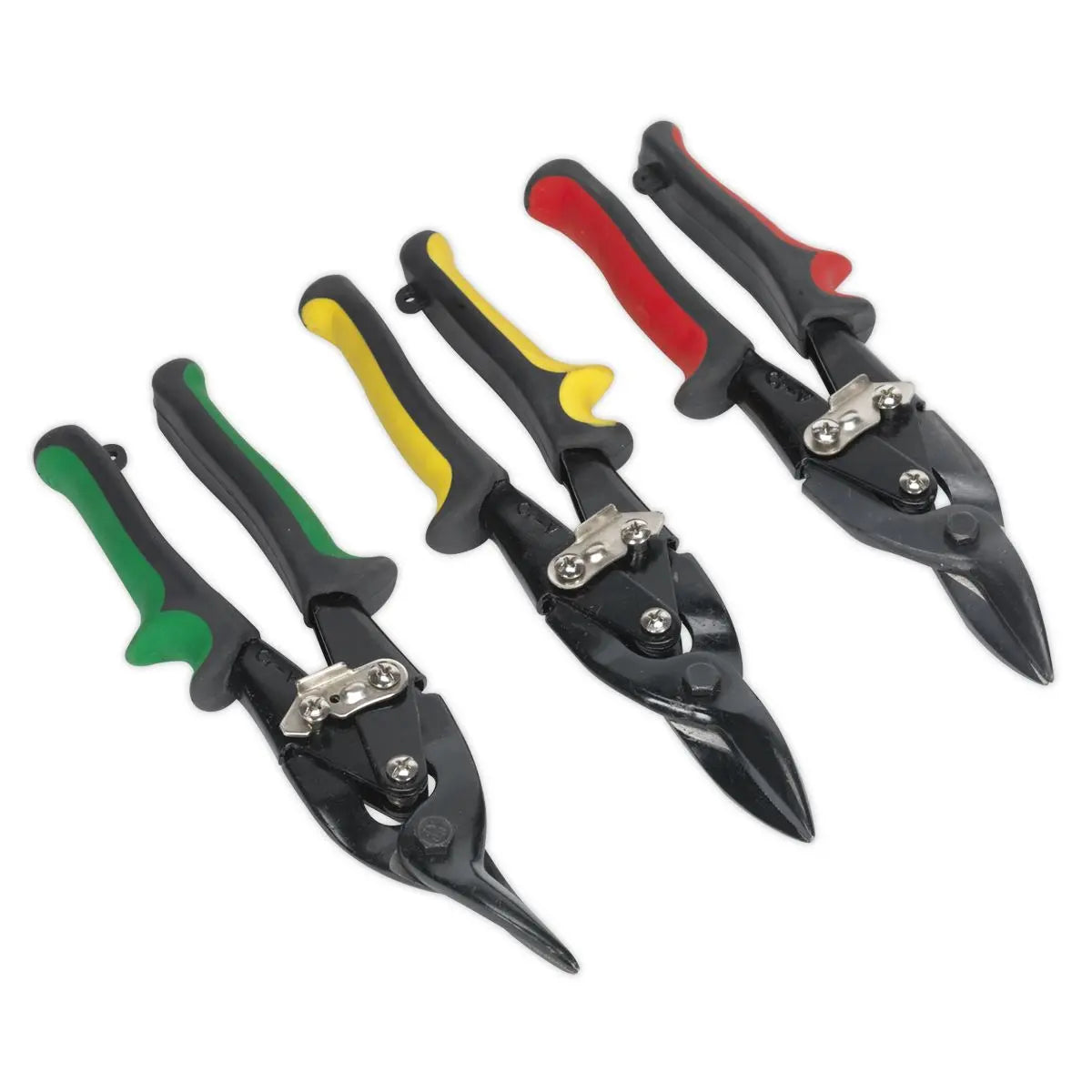 Sealey 3 Piece Aviation Tin Snip Set