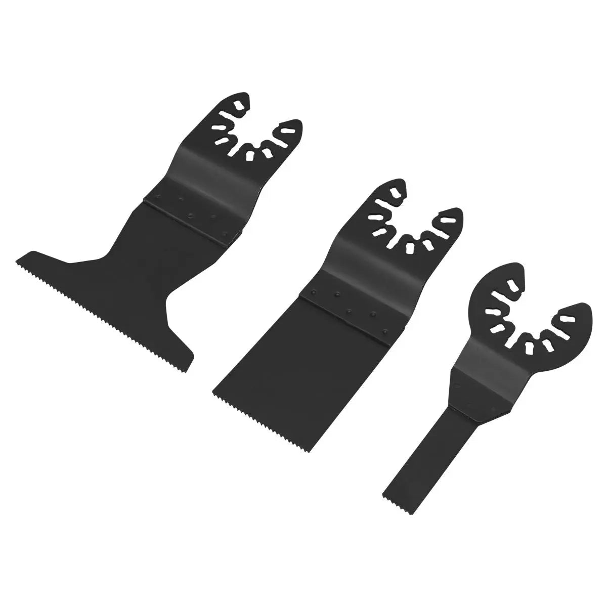 Sealey 3 Piece Quick Change Multi Tool Cutting Blade Set Saw Blade Bi-Metal