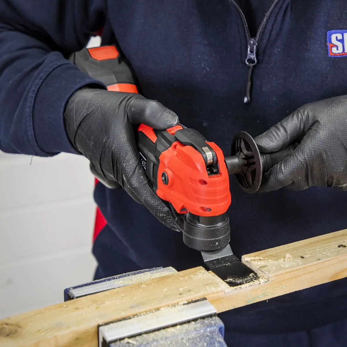 Sealey 3 Piece Quick Change Multi Tool Cutting Blade Set Saw Blade Bi-Metal