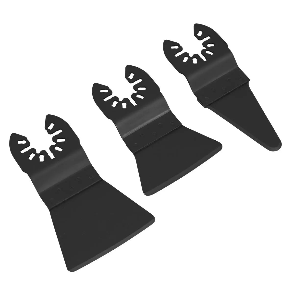 Sealey 3 Piece Quick Change Multi Tool Scraper Blade Set Rigid Flexible Sharp