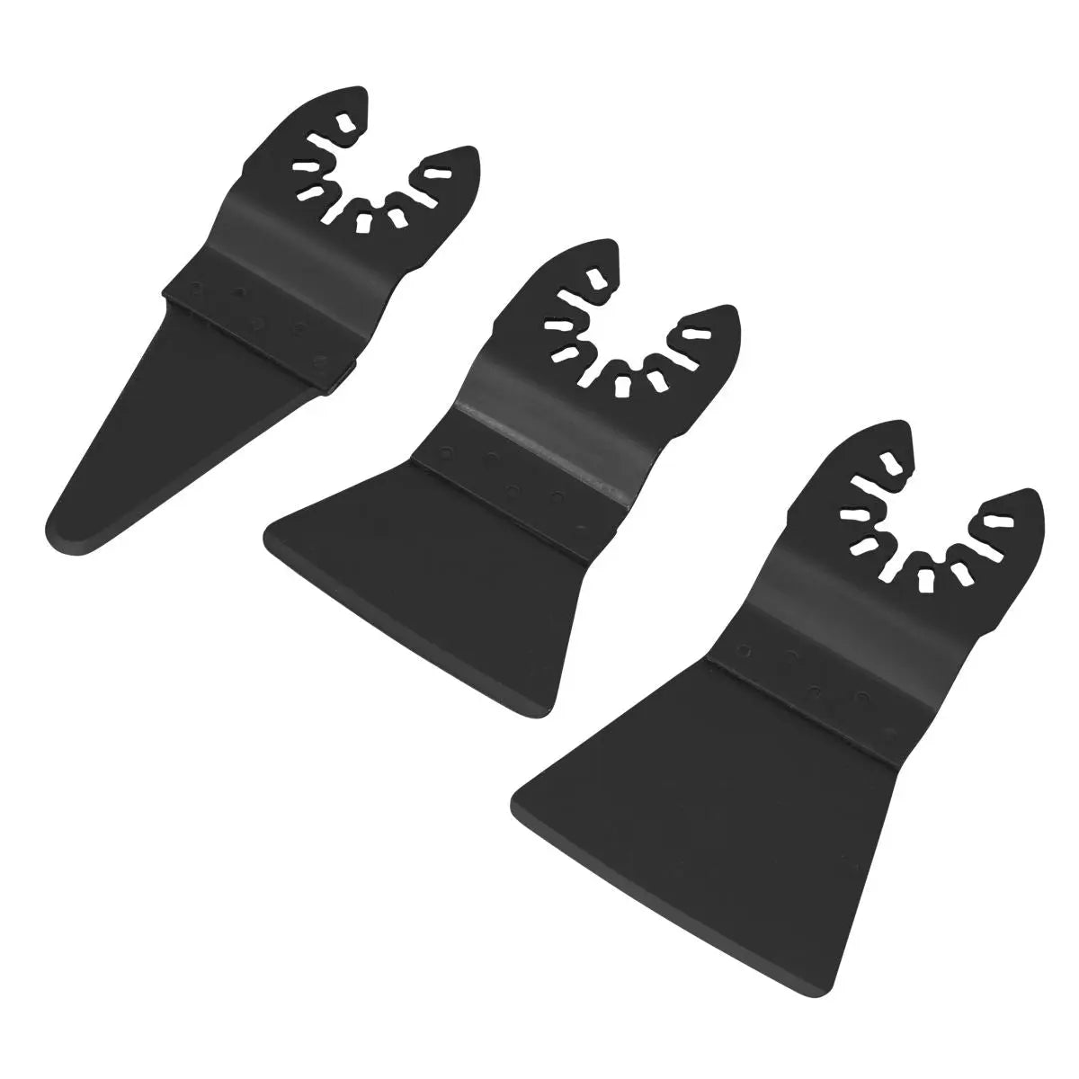 Sealey 3 Piece Quick Change Multi Tool Scraper Blade Set Rigid Flexible Sharp
