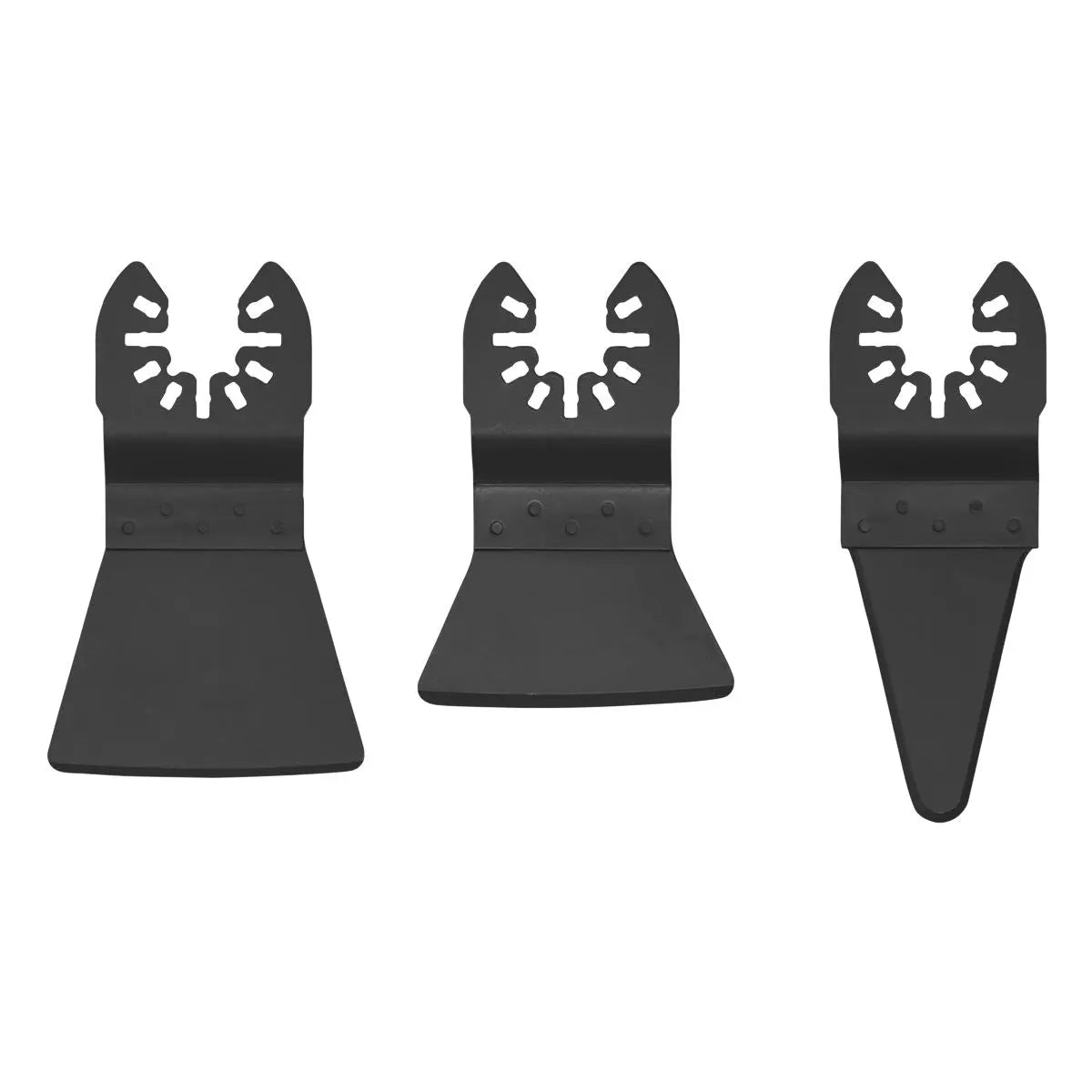 Sealey 3 Piece Quick Change Multi Tool Scraper Blade Set Rigid Flexible Sharp