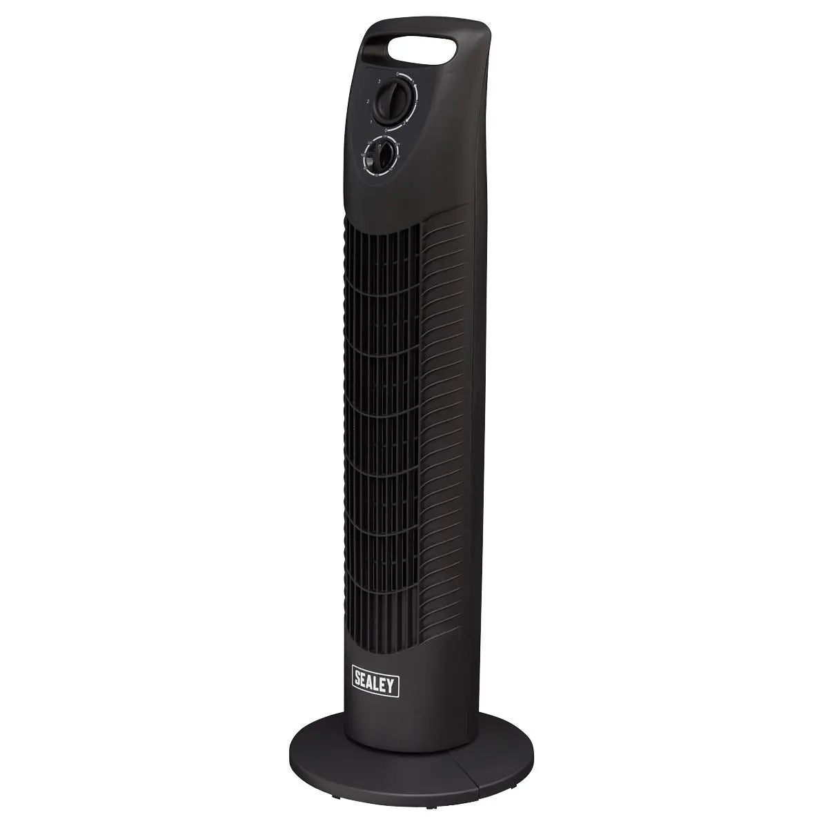 Sealey 30" Oscillating Tower Fan 3-Speed 230V White Rose Tools