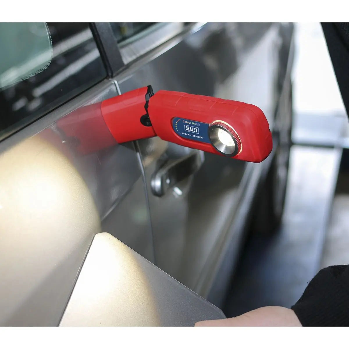 Sealey 360° Rechargeable 5W COB LED Inspection Lamp Colour Matching CRI 95 White Rose Tools