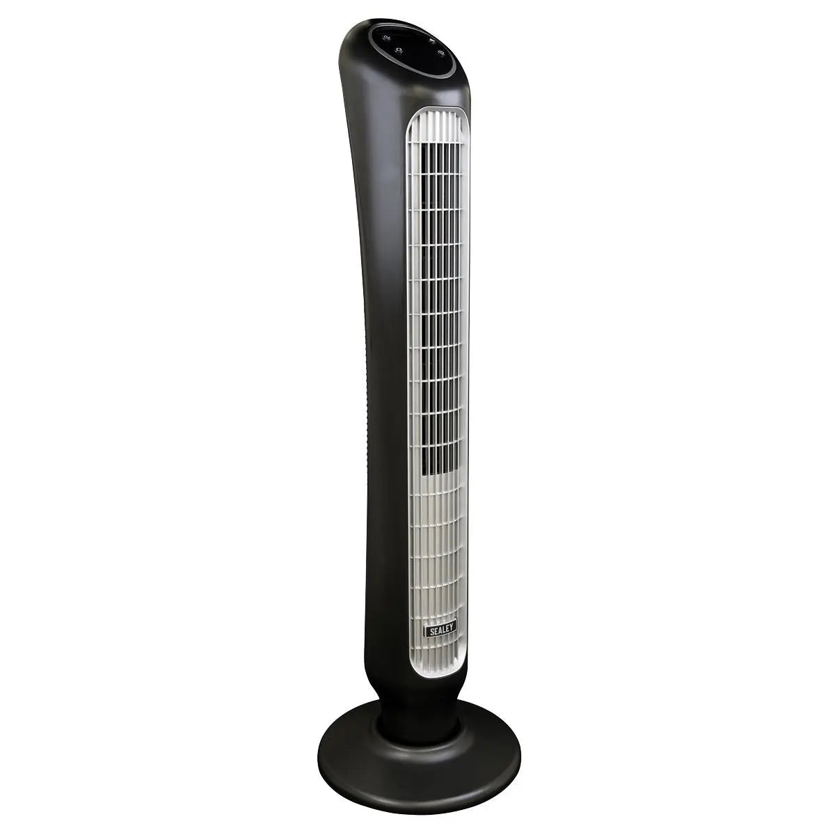 Sealey 43" Quiet High Performance Oscillating Tower Fan 230V White Rose Tools