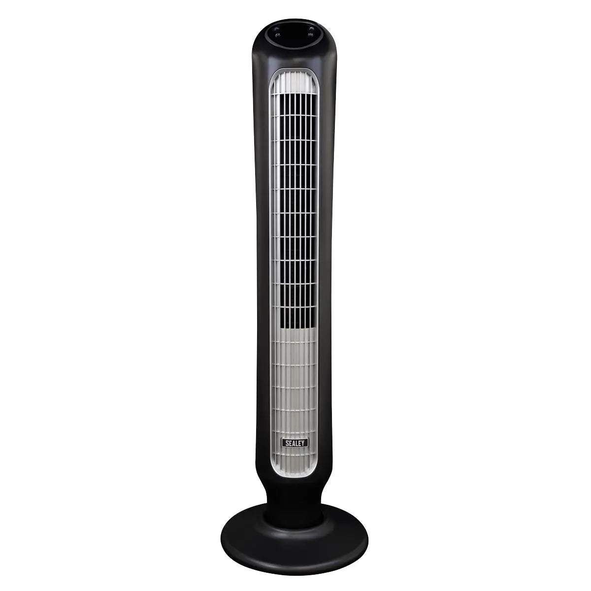 Sealey 43" Quiet High Performance Oscillating Tower Fan 230V White Rose Tools