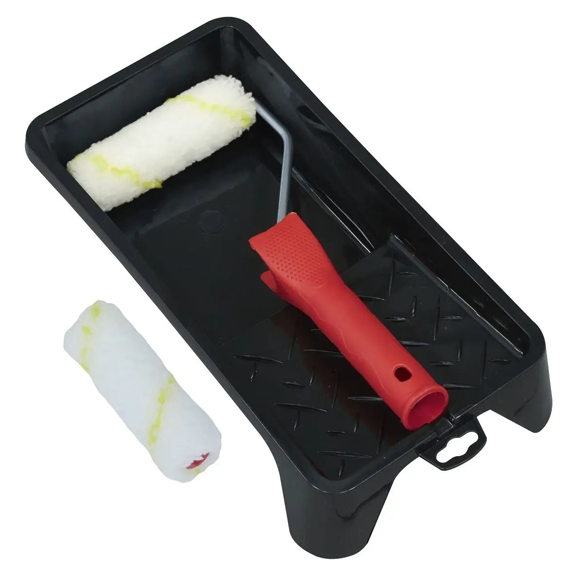 Sealey 4" Paint Roller Set with Tray White Rose Tools