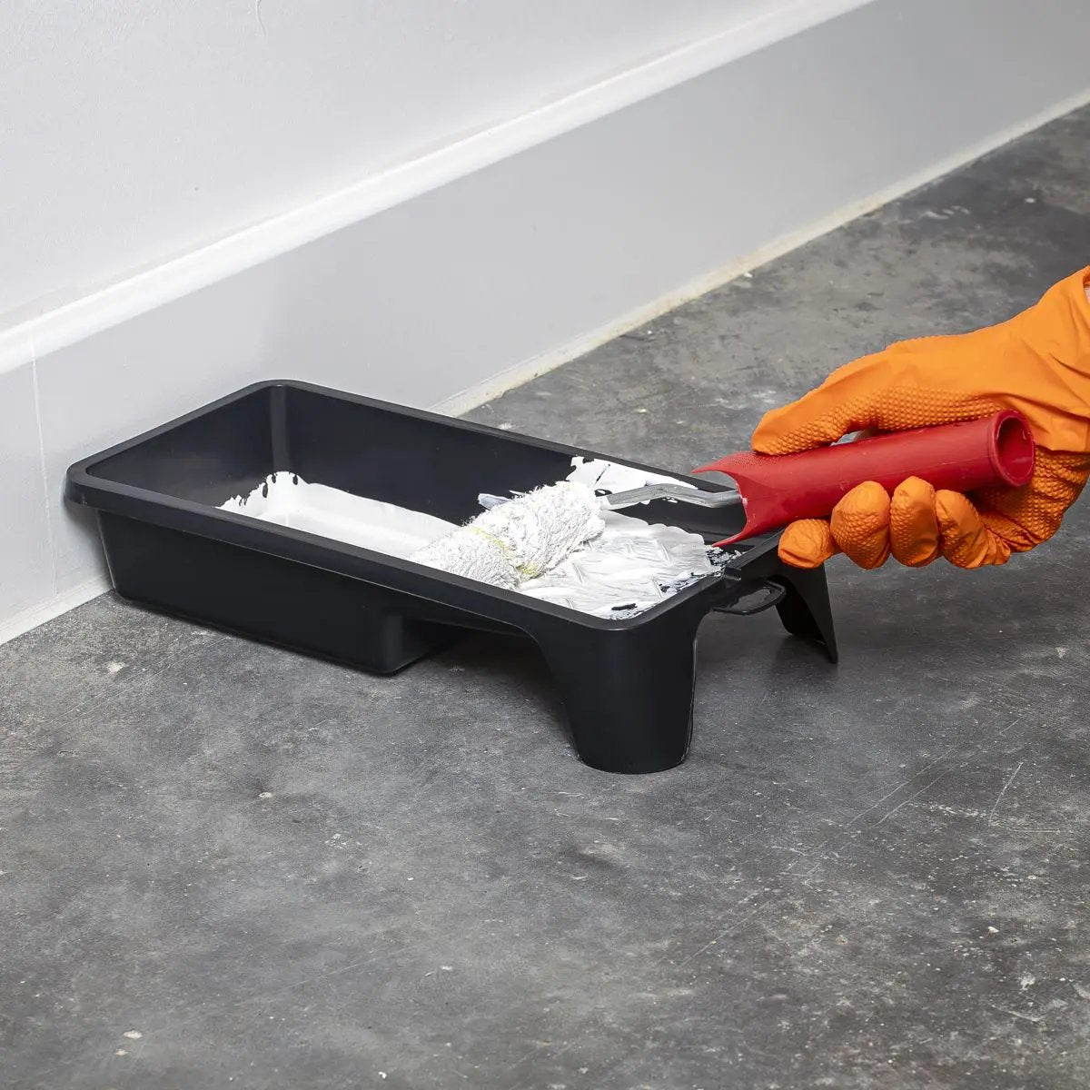 Sealey 4" Paint Roller Set with Tray White Rose Tools