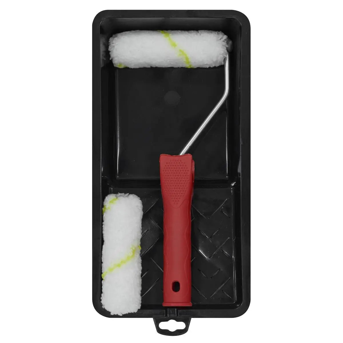 Sealey 4" Paint Roller Set with Tray White Rose Tools