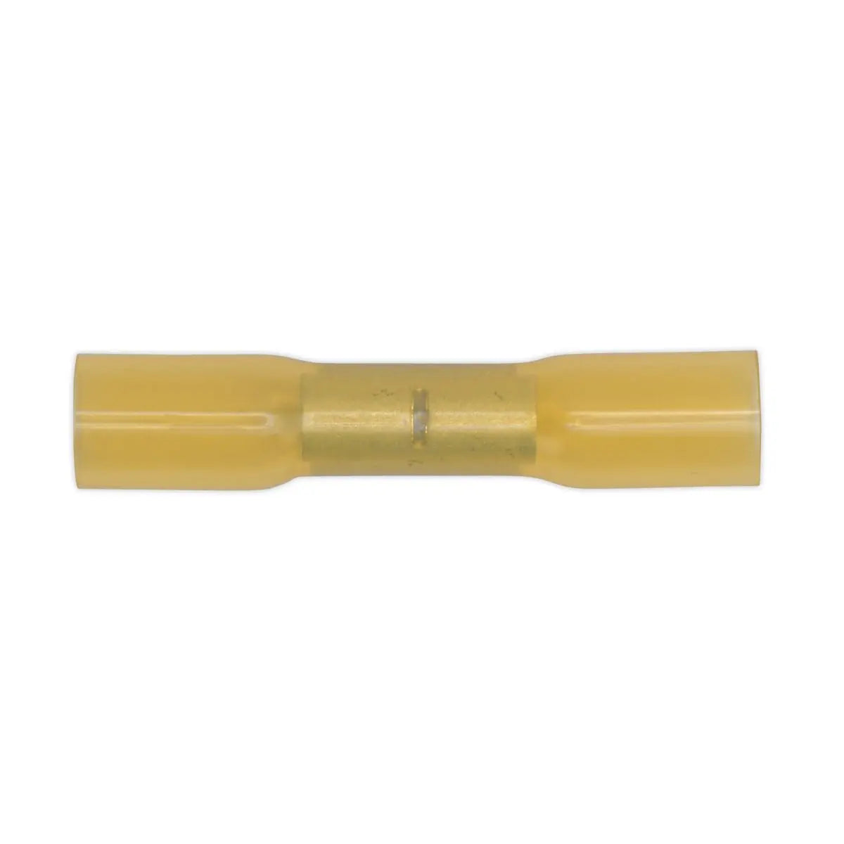 Sealey 50 Pack 6.8mm Yellow Heat Shrink Butt Connector Terminal