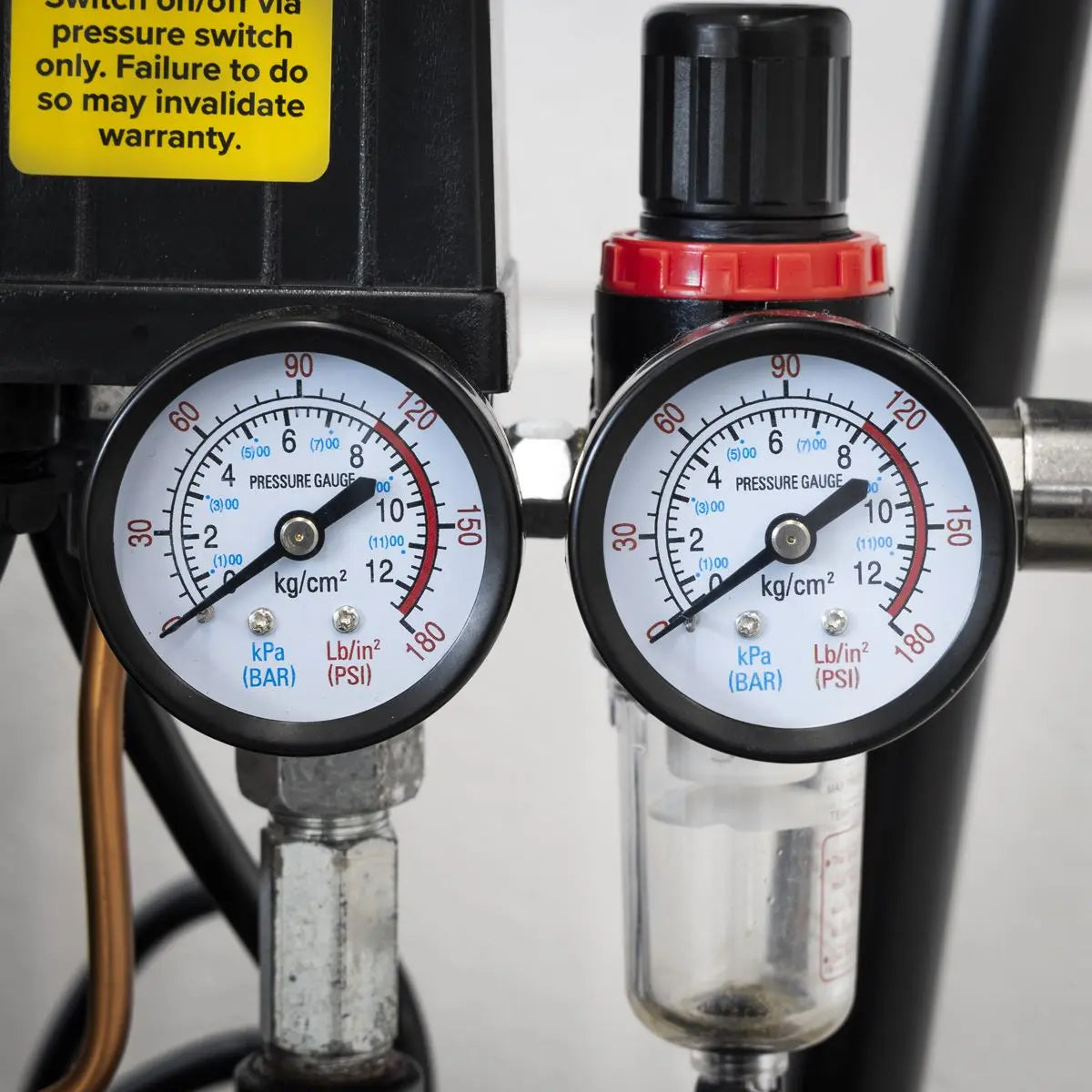 Sealey 50L Low Noise Oil Free Direct Drive Air Compressor 2 x 2hp  White Rose Tools