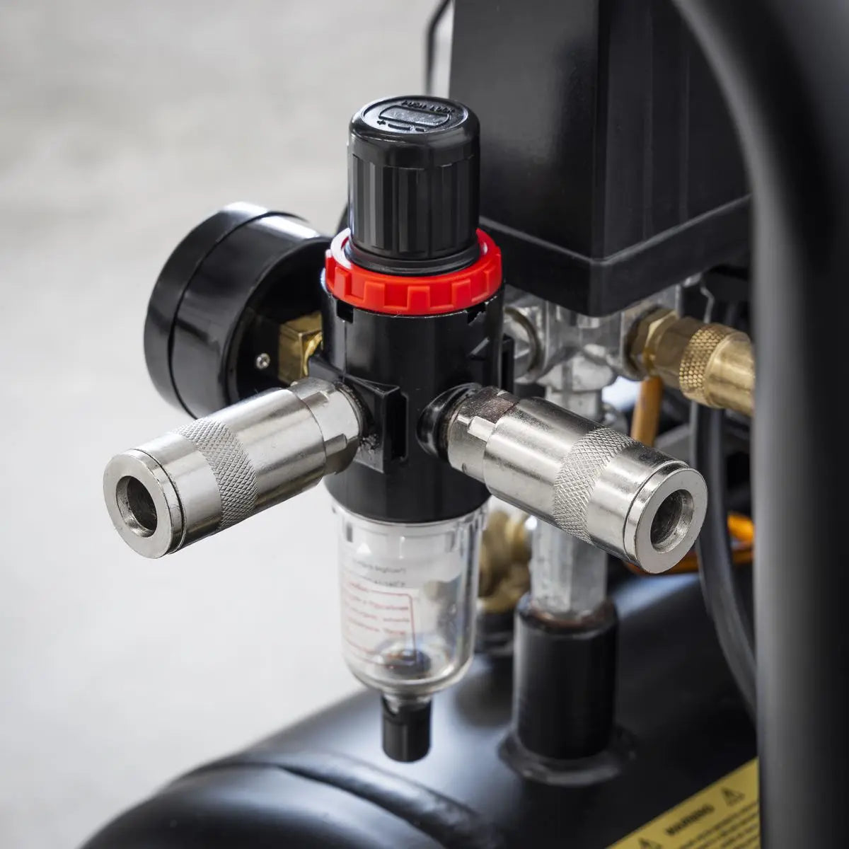 Sealey 50L Low Noise Oil Free Direct Drive Air Compressor 2 x 2hp  White Rose Tools