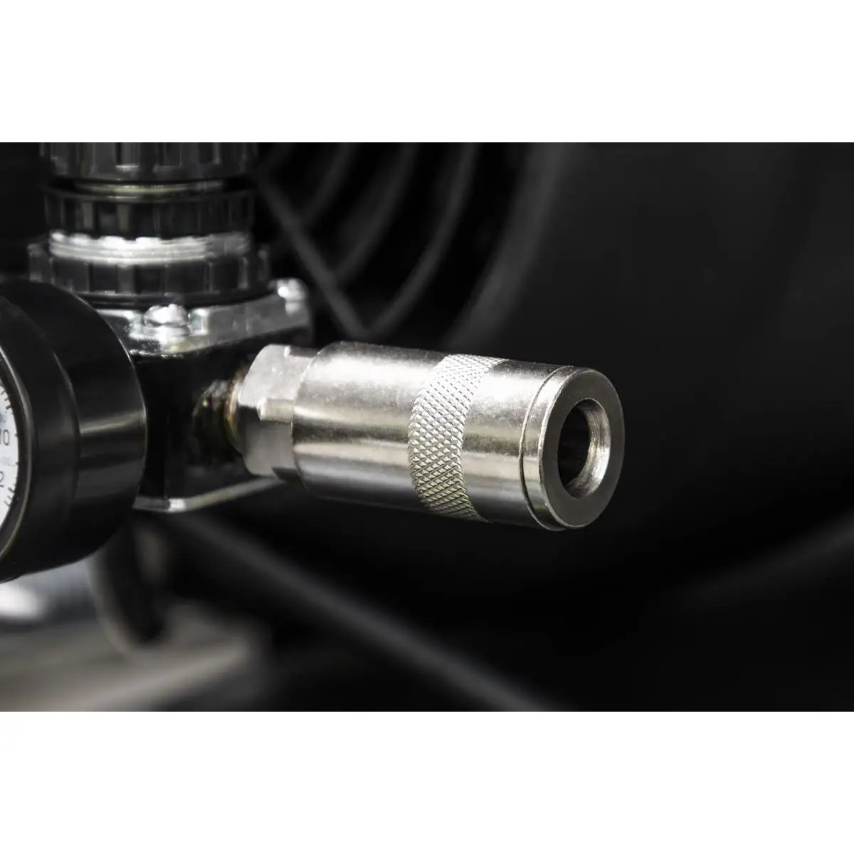 Sealey 50L V-Twin Direct Drive Air Compressor 3hp with Air Accessory Kit White Rose Tools