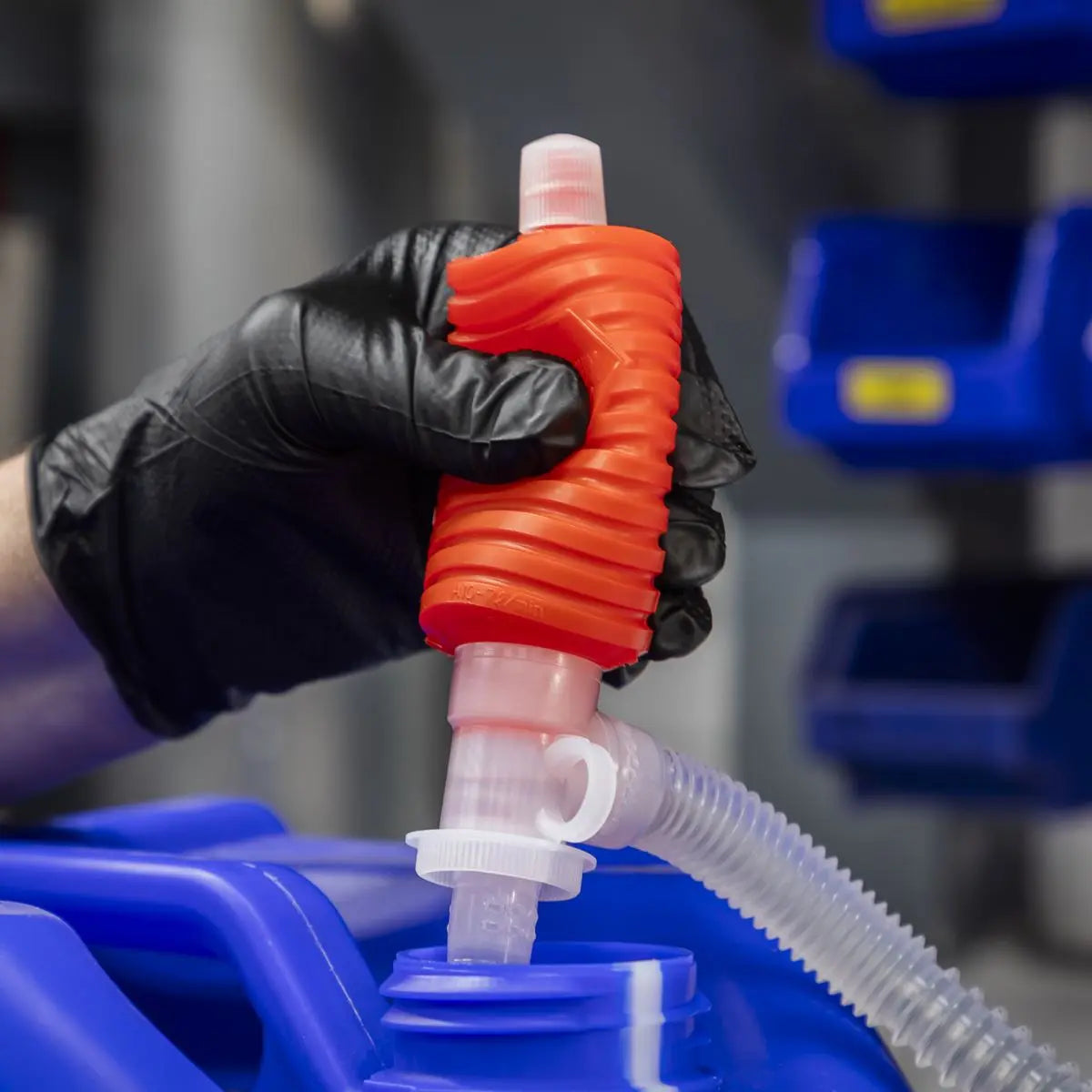 Sealey 5L to 25L Container Syphon Hand Pump White Rose Tools