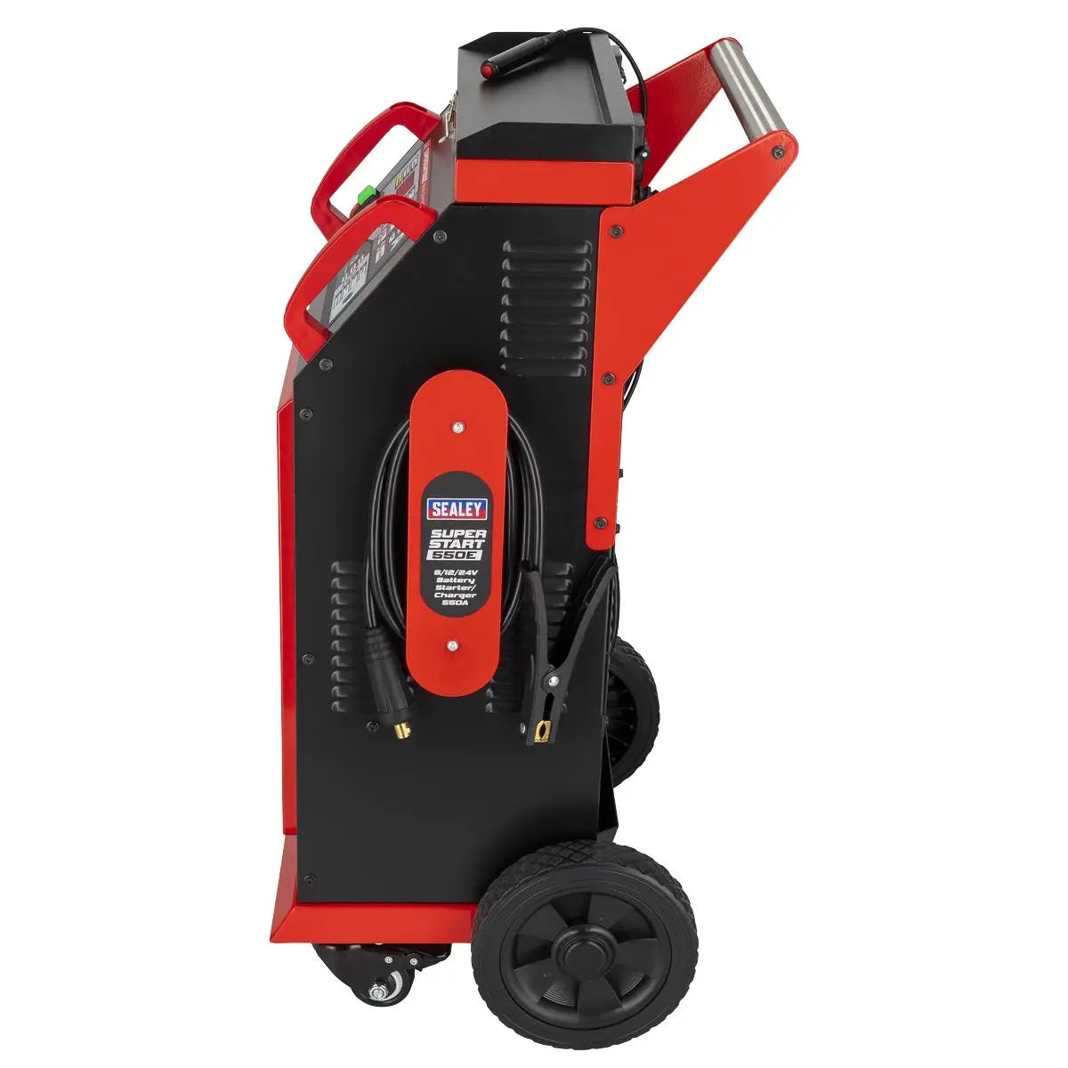 Sealey 6/12/24V Battery Starter/Charger 550A White Rose Tools