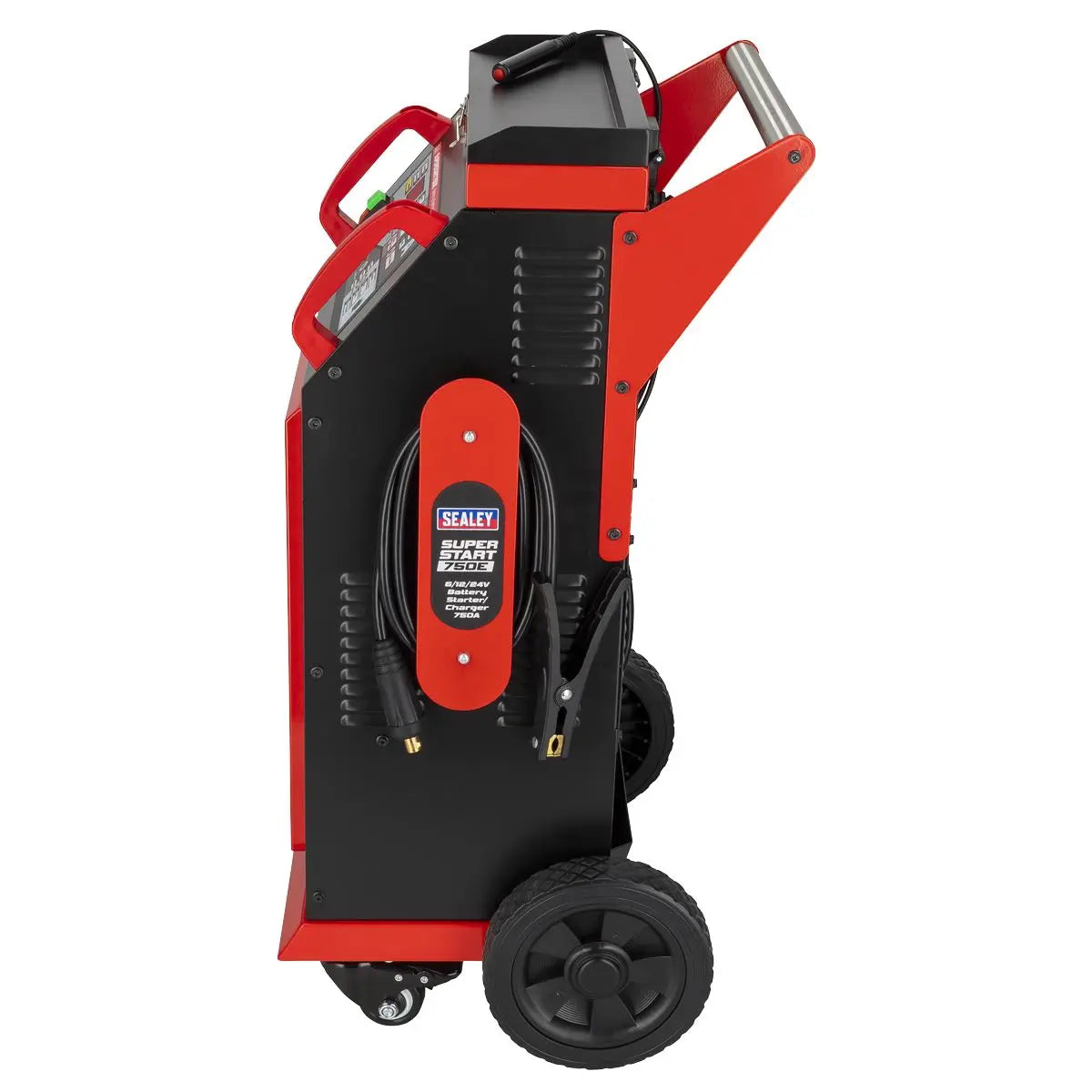 Sealey 6/12/24V Battery Starter/Charger 750A White Rose Tools