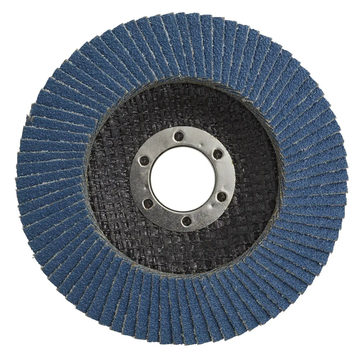 Sealey 60Grit Flap Discs Zirconium Ø115mm Ø22mm Bore - Pack of 10 White Rose Tools