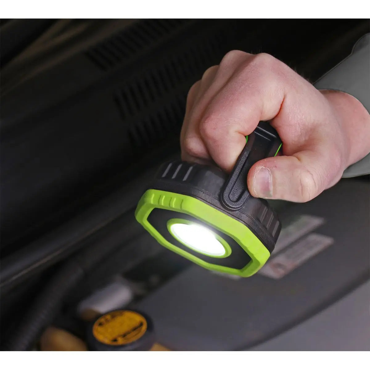 Sealey 7W COB LED 360° Rechargeable Pocket Floodlight with Magnet 700 Lumens  White Rose Tools