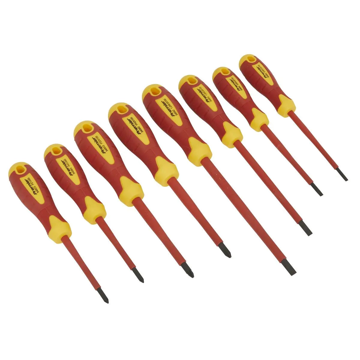 Sealey 8 Piece VDE Approved Screwdriver Set 1000V Slotted Pozi Phillips