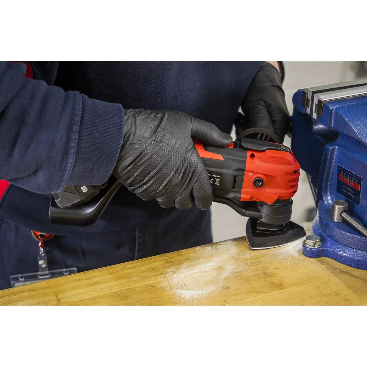 Sealey 9pc Multi-Tool 76mm Sanding Sheet Set White Rose Tools