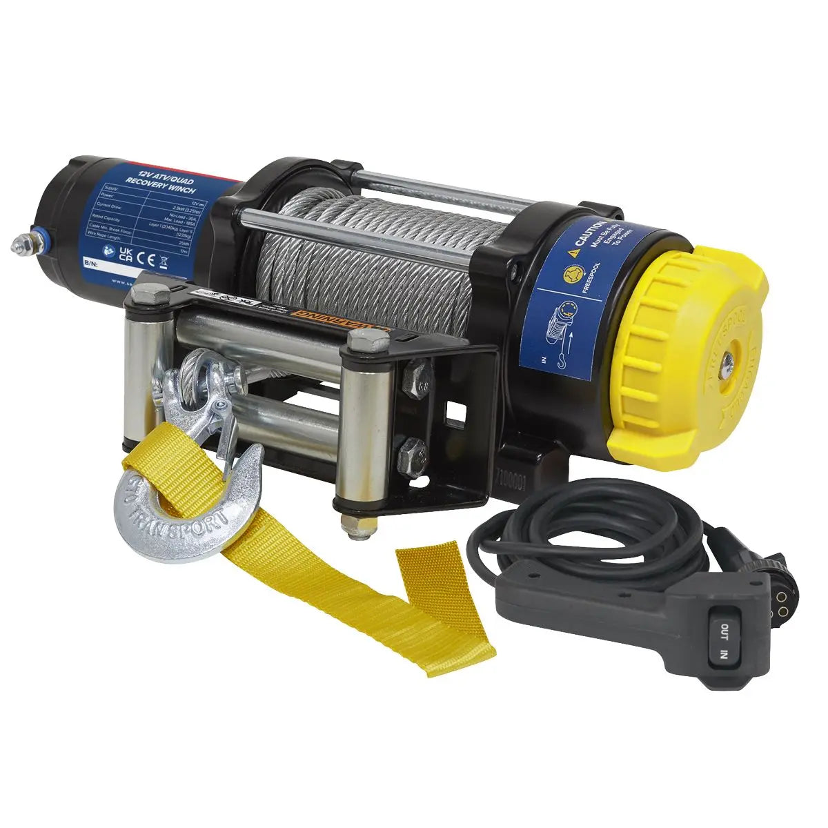 Sealey ATV2040 Wireless Winch Combo Kit White Rose Tools