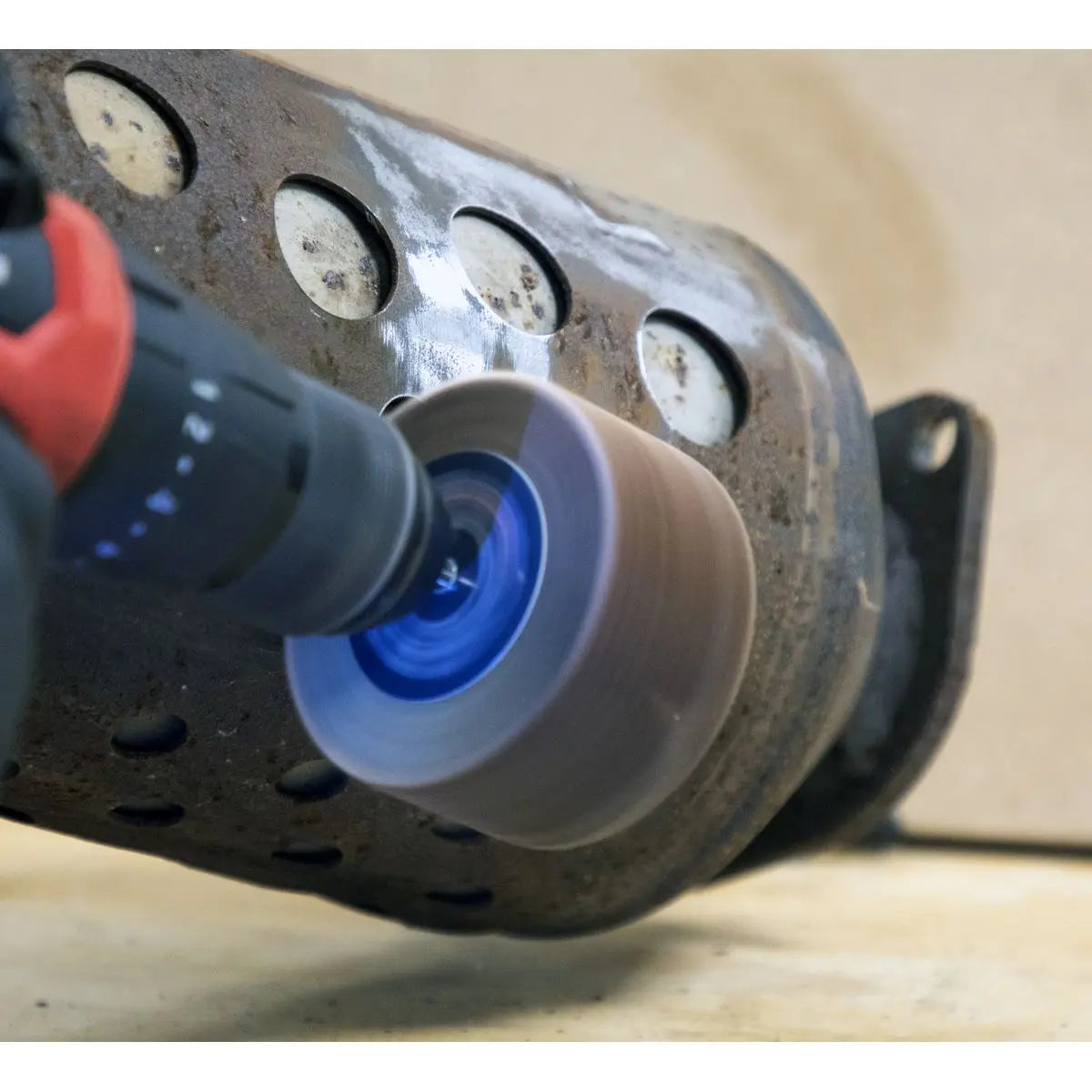 Sealey Abrasive Flap Wheel Ø80 x 40mm Ø6mm Shaft Assorted Grit - Pack of 5 White Rose Tools