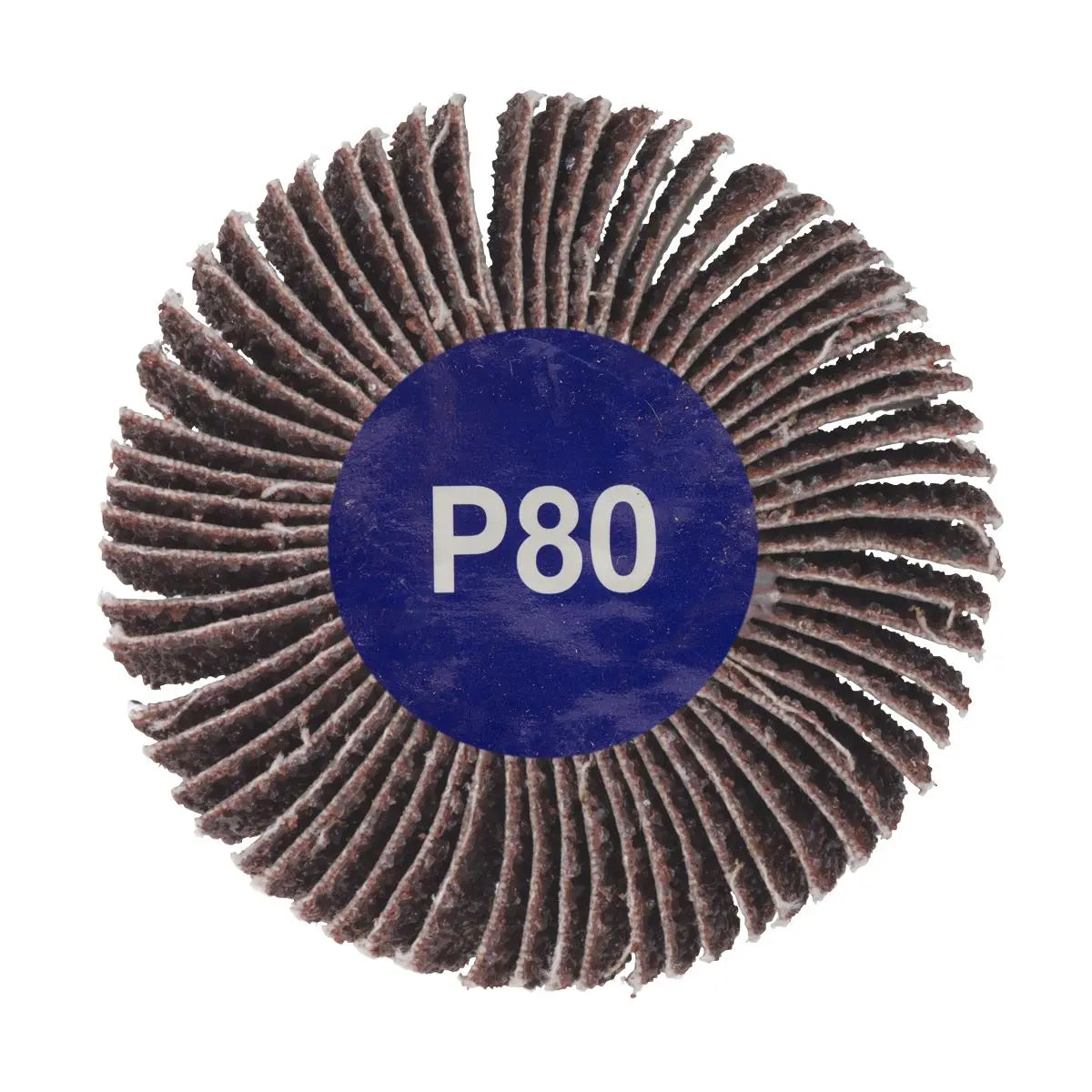 Sealey Abrasive Flap Wheel Ø80 x 50mm 80Grit 6mm Shaft