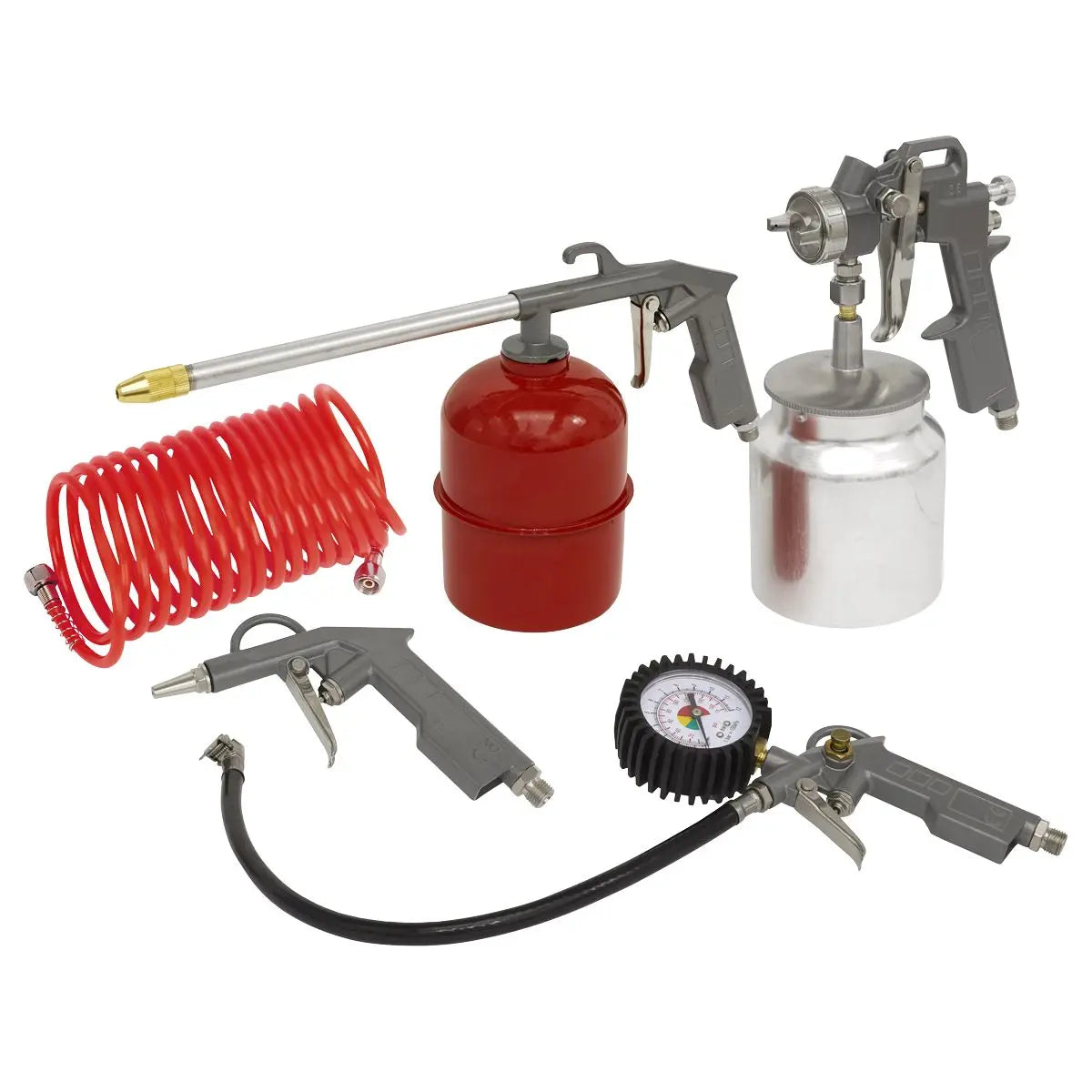 Sealey Air Accessory Kit 5pc White Rose Tools