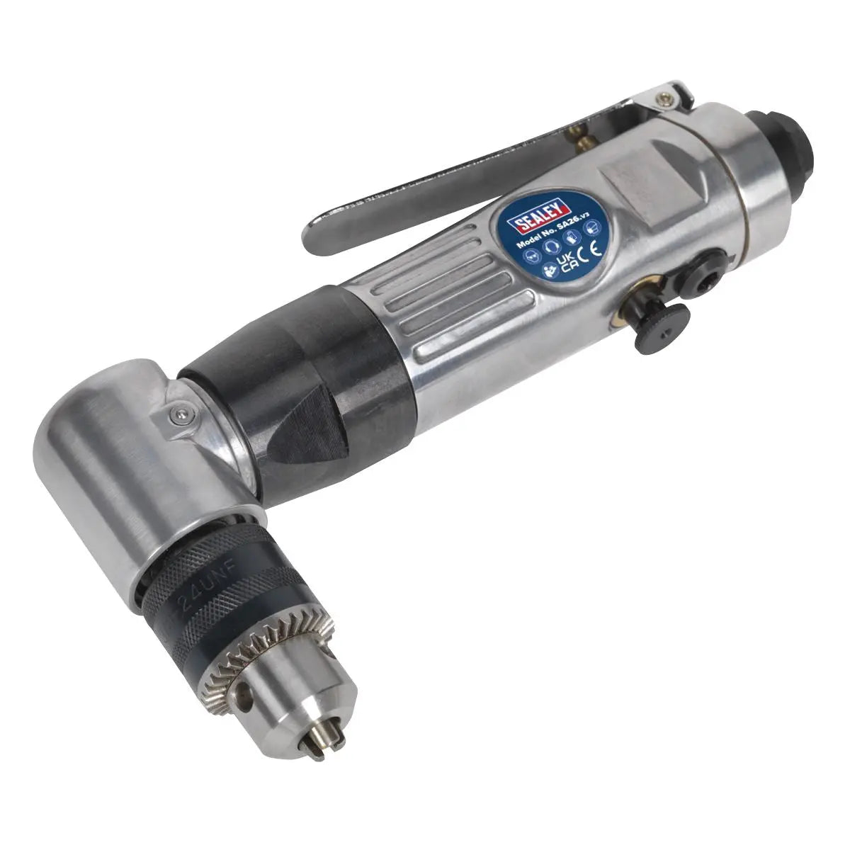 Sealey Air Angle Drill Ø10mm Reversible