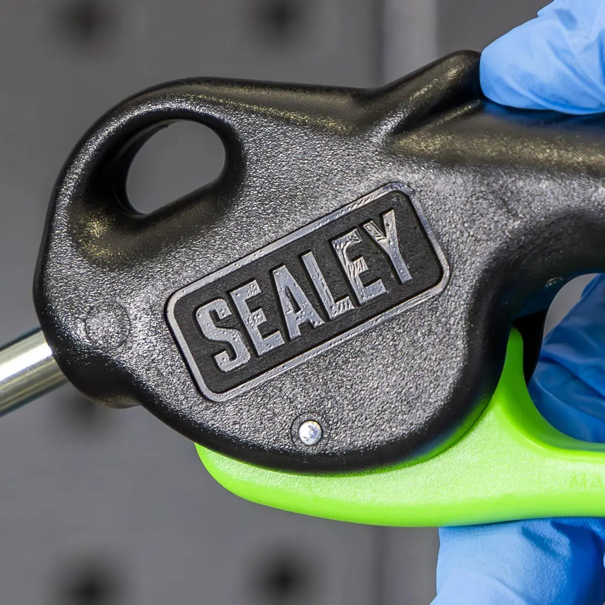 Sealey Air Blow Gun Bent Pipe Ø8mm 480mm with 1/4"BSP Air Inlet White Rose Tools