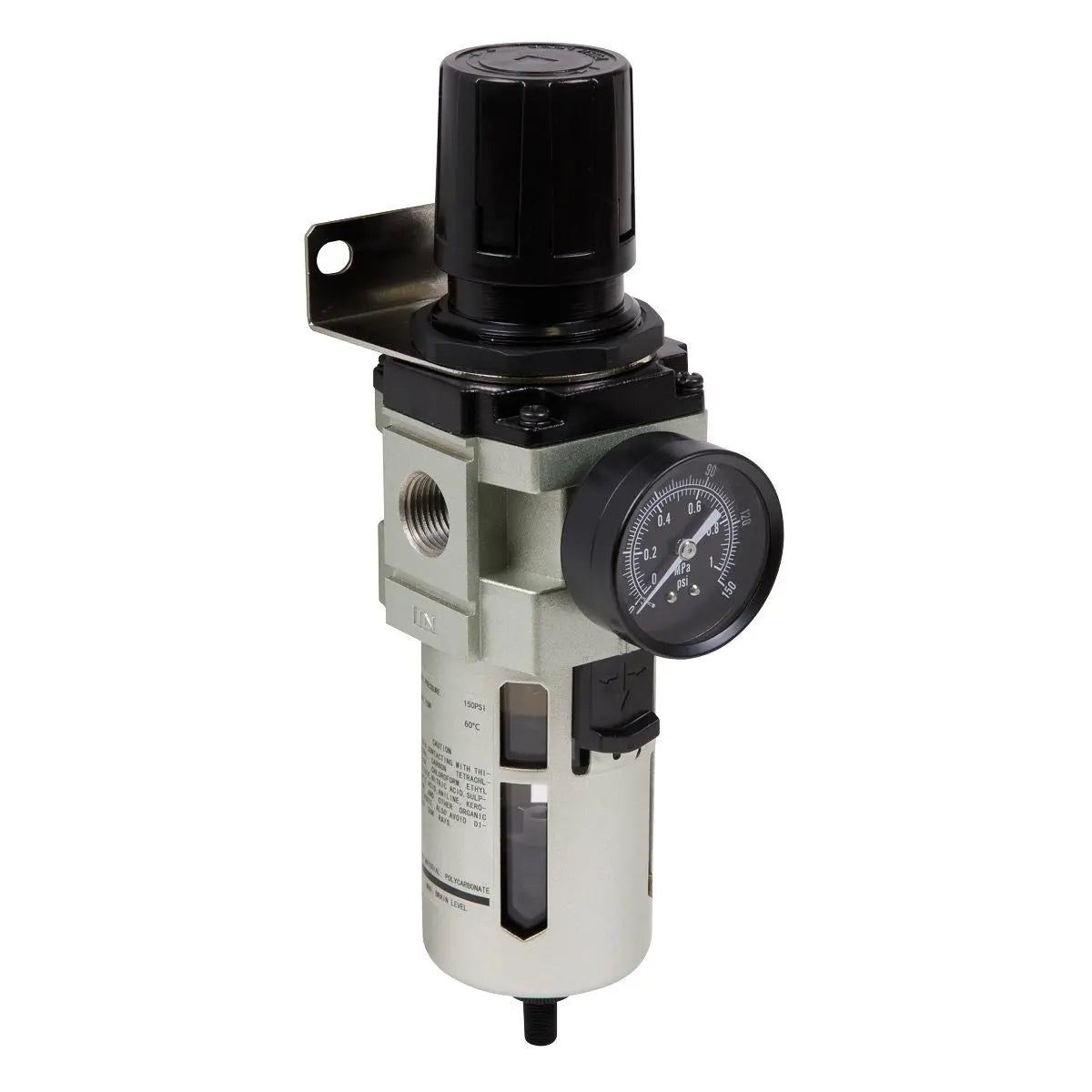 Sealey Air Filter/Regulator Auto Drain Max Airflow 140cfm