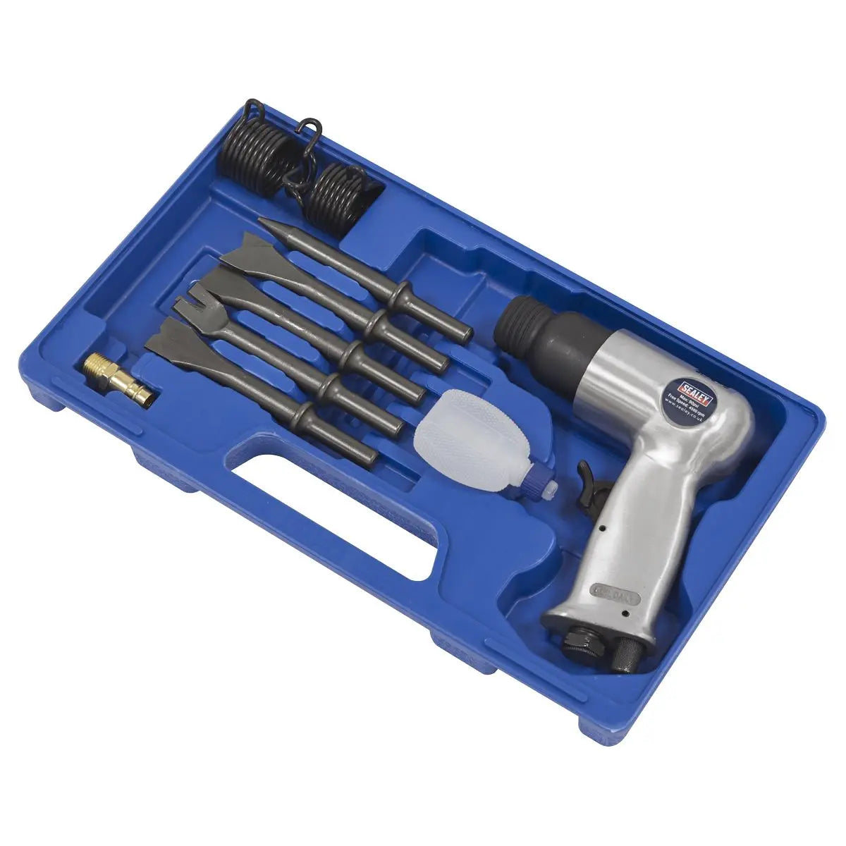 Sealey Air Hammer Kit with Chisels Medium Stroke