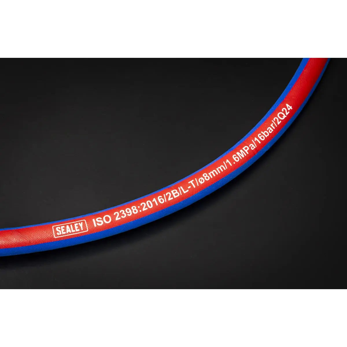 Sealey Air Hose 10m x Ø8mm with 1/4"BSP Unions Extra-Heavy-Duty