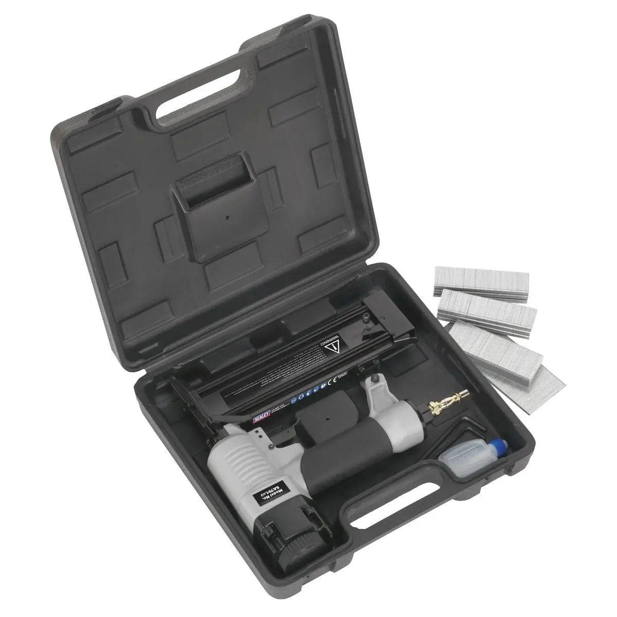 Sealey Air Nail Gun 15-50mm Capacity 1/4" BSP 18 Gauge Brad Nailer