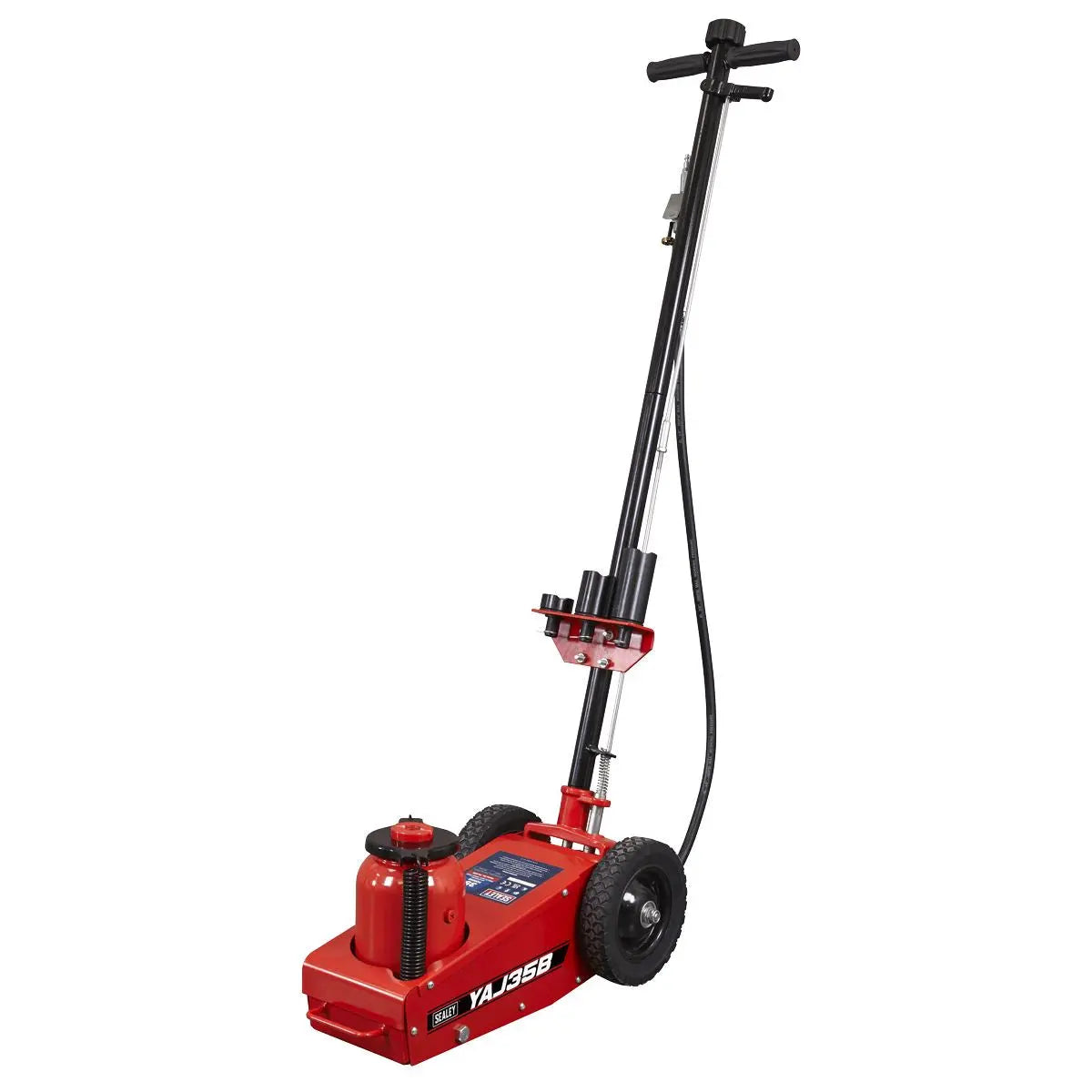 Sealey Air Operated Single Stage Trolley Jack 35 Tonne  White Rose Tools