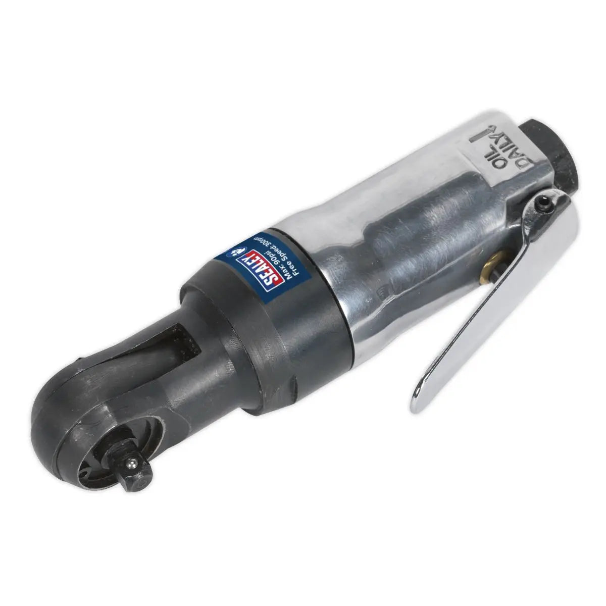 Sealey Air Ratchet Wrench 1/4"Sq Drive Super Stubby