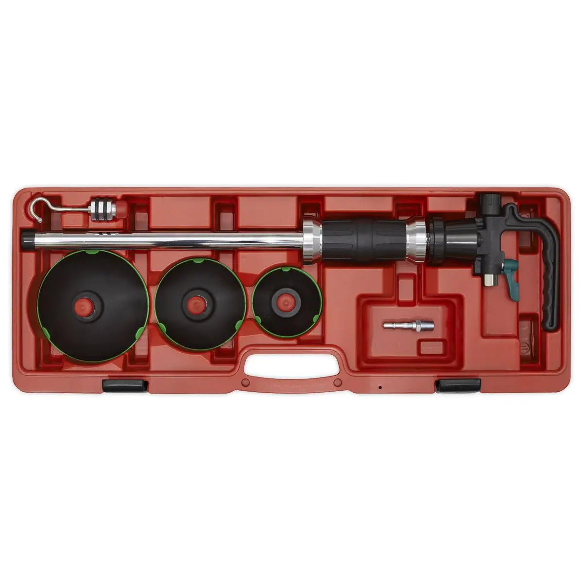 Sealey Air Suction Dent Puller Panel Reshaping 75mm 100mm 125mm Suction Pads