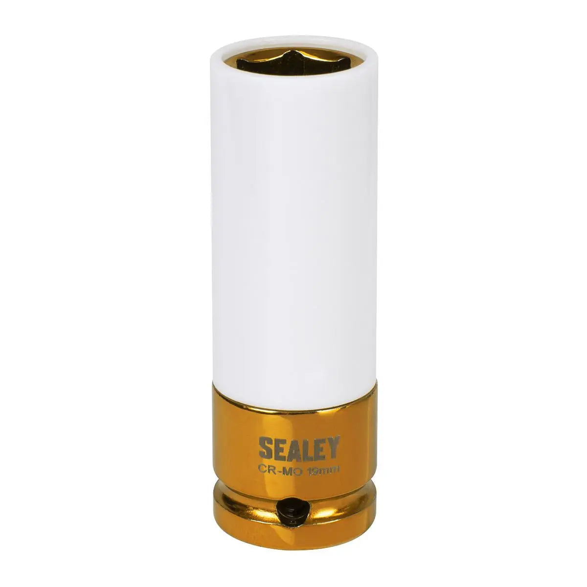 Sealey Alloy Wheel Impact Socket 1/2"Sq Drive 19mm White Rose Tools
