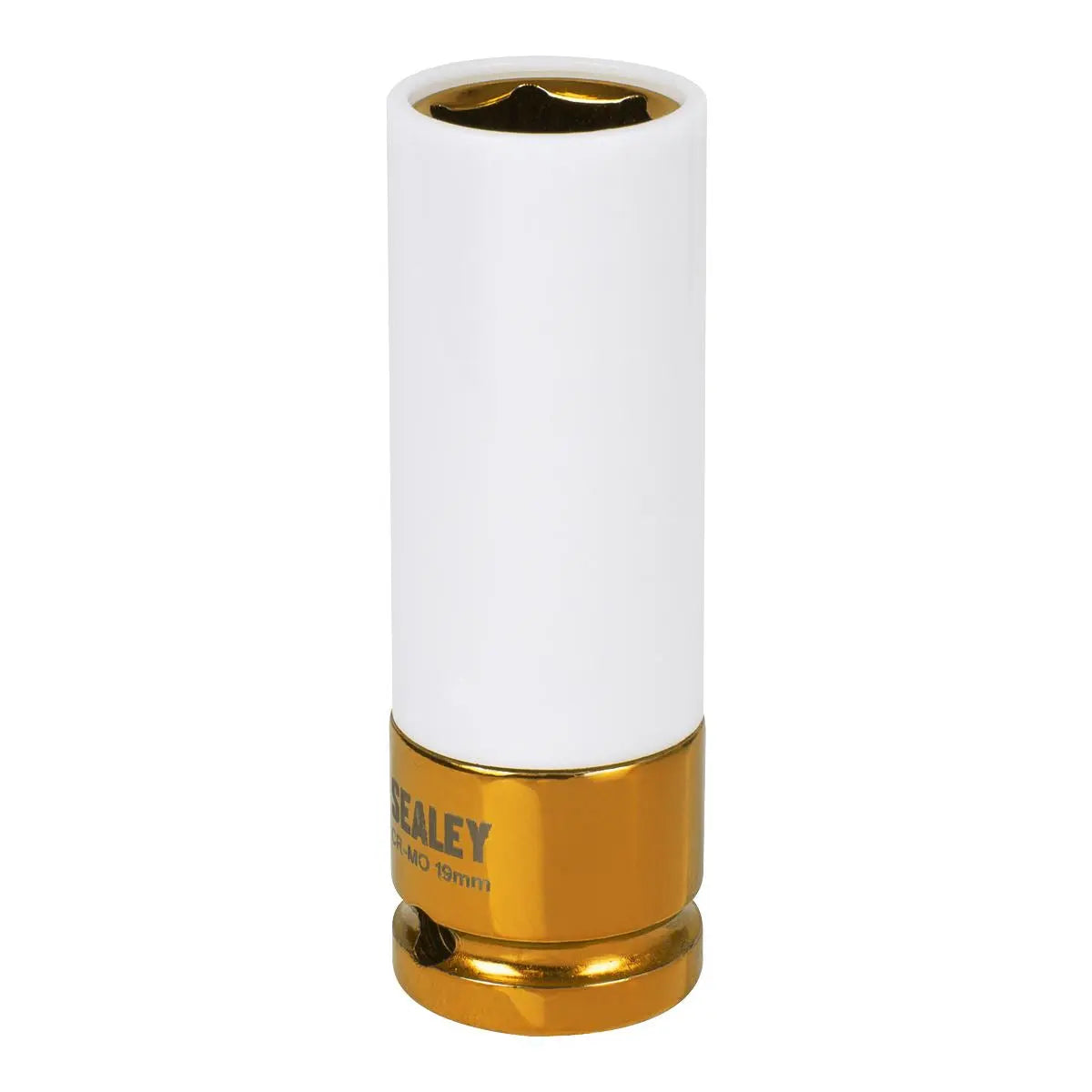 Sealey Alloy Wheel Impact Socket 1/2"Sq Drive 19mm White Rose Tools