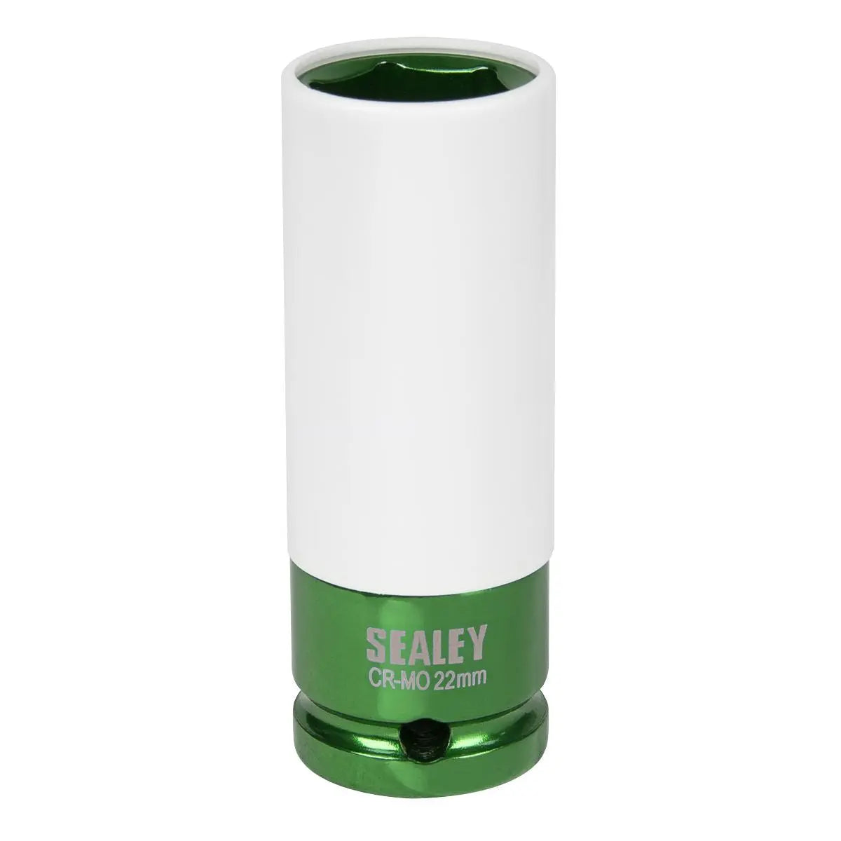 Sealey Alloy Wheel Impact Socket 1/2"Sq Drive 22mm White Rose Tools