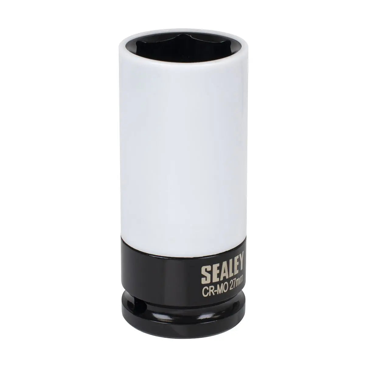 Sealey Alloy Wheel Impact Socket 1/2"Sq Drive 27mm White Rose Tools