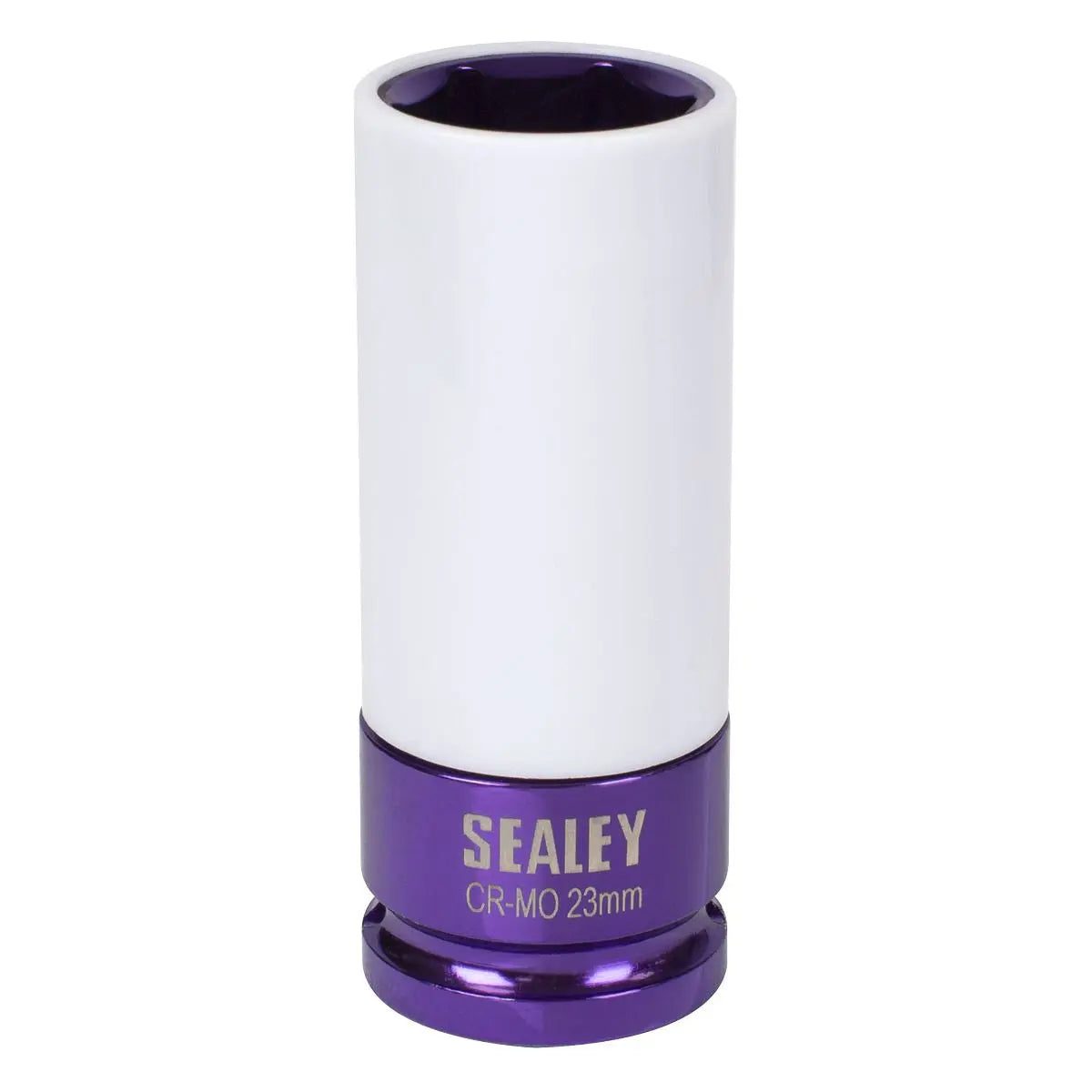 Sealey Alloy Wheel Impact Socket 23mm 1/2"Sq Drive  White Rose Tools