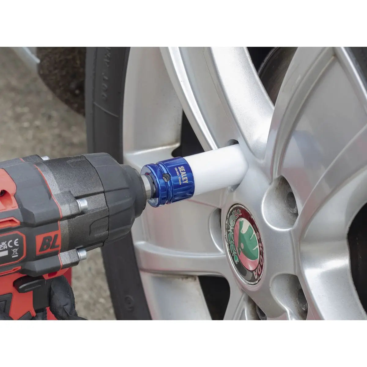 Sealey Alloy Wheel Impact Socket Set 3pc 1/2"Sq Drive