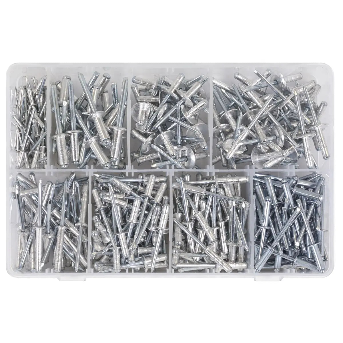 Sealey Aluminium Rivet Assortment 335pc White Rose Tools