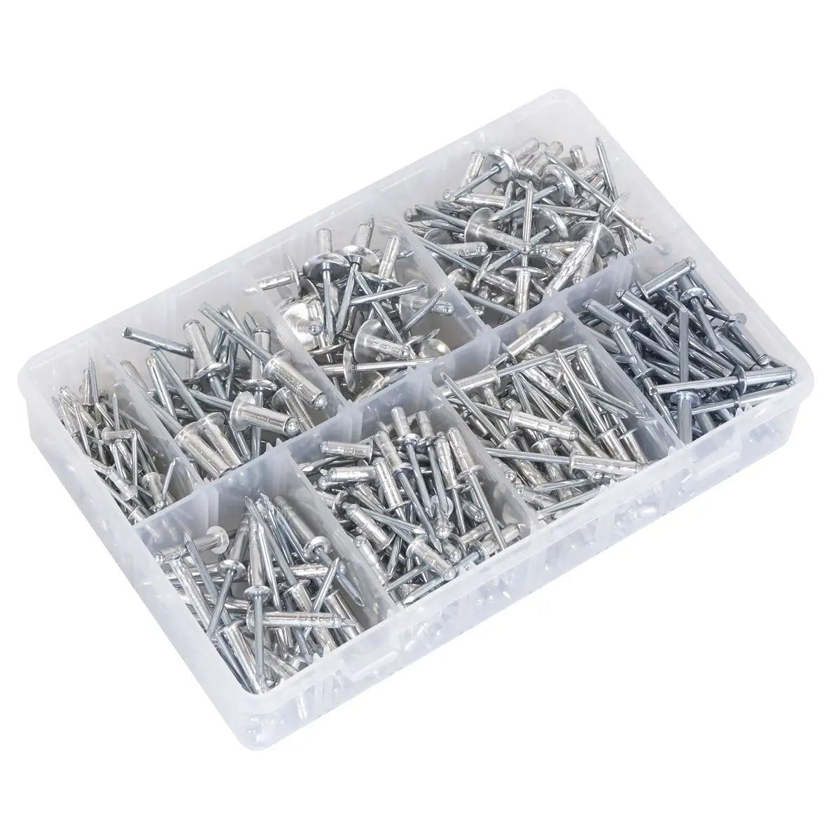 Sealey Aluminium Rivet Assortment 335pc White Rose Tools