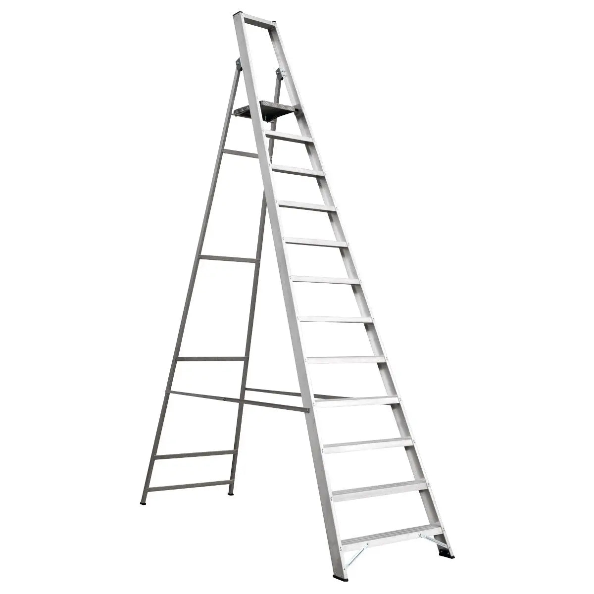 Sealey Aluminium Step Ladder 12-Tread Industrial BS EN 131