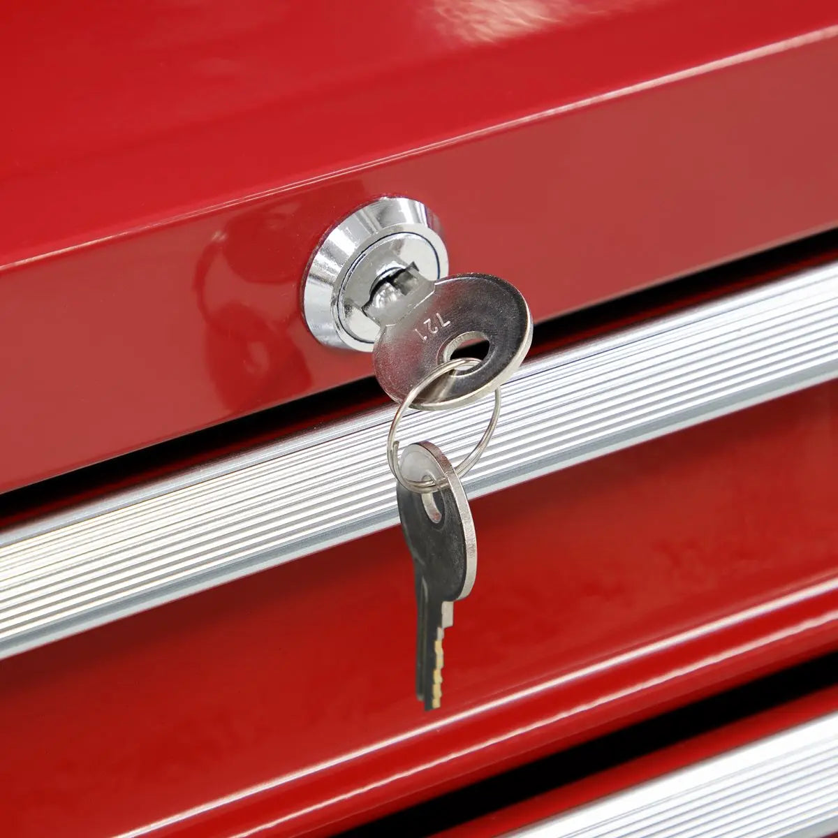 Sealey American Pro Mid-Box Tool Chest 3 Drawer with Ball-Bearing Slides - Red