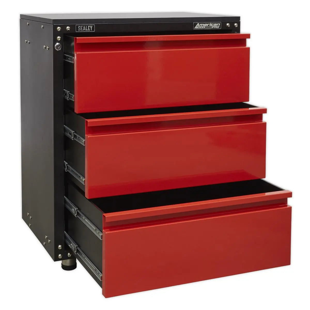 Sealey American Pro Modular 3 Drawer Cabinet with Worktop 665mm